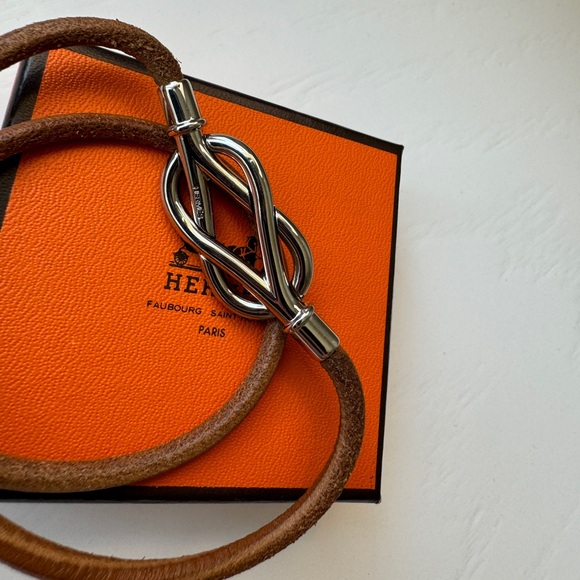 HP! ππ Hermes Atame Leather Bracelet - Picture 2 of 13